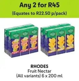 Makro Rhodes Fruit Nectar offer