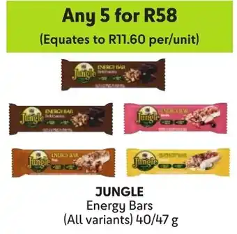 Makro Jungle Energy Bars offer