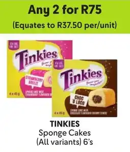 Makro Tinkies Sponge Cakes offer