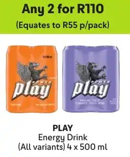 Makro Play Energy Drink offer