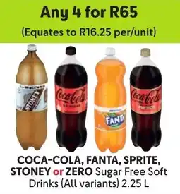 Makro Coca-Cola, Fanta, Sprite, Stoney or Zero Sugar Free Soft Drinks offer