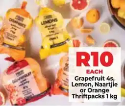Food Lover's Market Grapefruit, Lemon, Naartjie or Orange Thriftpacks offer