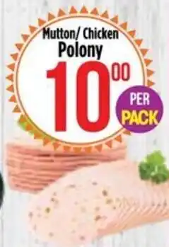 Food Lover's Market Mutton/ hicken Polony offer