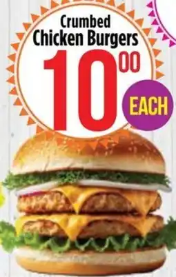 Food Lover's Market Crumbed Chicken Burgers offer