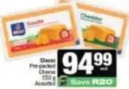 Spar Pre-packed cheese offer