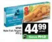 Spar Spar - hake fish fingers offer