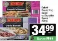 Spar Eskort - round cut, diced or shoulder bacon offer