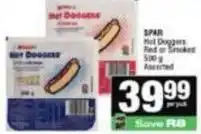 Spar Spar - hot doggers offer