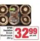 Spar Spar - brown mushrooms offer