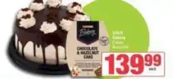 Spar Spar - chocolate & hazelnut cake offer