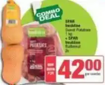 Spar Spar - sweet potatoes + butternut offer