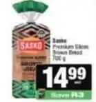 Spar Sasko - premium slices brown bread offer