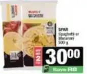 Spar Spar - spaghetti or macaroni offer