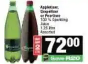 Spar Appletiser, grapetiser or peartiser offer