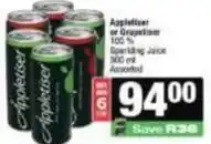 Spar Appletiser or grapetiser offer