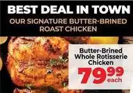 Food Lover's Market Butter-brined whole rotisserie chicken offer