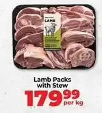 Food Lover's Market Lamb packs with stew offer