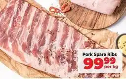 Food Lover's Market Pork spare ribs offer