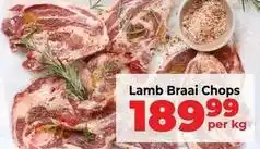 Food Lover's Market Lamb braai chops offer