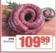 SuperSpar Spar - boerewors offer