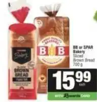 SuperSpar Bb - sliced brown bread offer