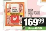 SuperSpar Spar - frozen chicken mixed portions offer