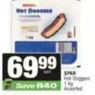 SuperSpar Spar - hot doggers offer