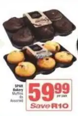 SuperSpar Spar - bakery muffins offer