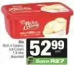 SuperSpar Ola - rich n creamy ice cream offer