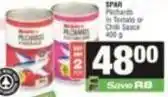 SuperSpar Spar - pichards in tomato or chili sauce offer
