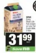 SuperSpar Spar - full cream fresh milk offer