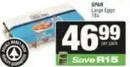 SuperSpar Spar - large eggs offer