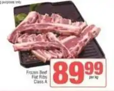 SuperSpar Frozen - beef flat ribs class a offer