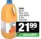 SuperSpar Spar - burst dairy fruit juice blend offer