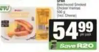 SuperSpar Spar - beechwood smoked chicken viennas offer