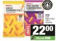 SuperSpar Spar - maize snack puffs offer