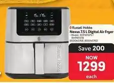 Makro Russell hobbs - nexus 7.5 l digital air fryer rhpafo75/rhpafo78 offer