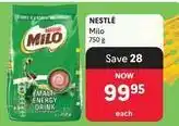 Makro Nestlé - milo malt energy drink offer