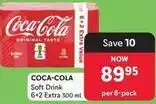 Makro Coca cola - soft drink 6+2 extra 300 ml offer