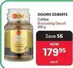 Makro Douwe egberts - coffee (excluding decaf) offer