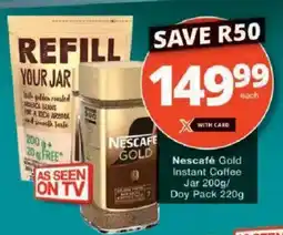 Checkers Nescafe Gold Instant Coffee offer