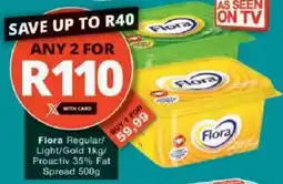 Checkers Flora Regular/Light/Gold Proactiv Spread offer