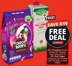 Checkers Froozels Choco Hoops offer