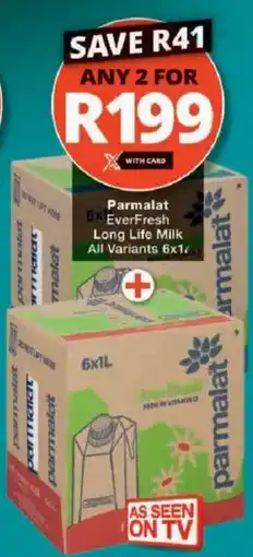 Checkers Parmalat EverFresh Long Life Milk offer