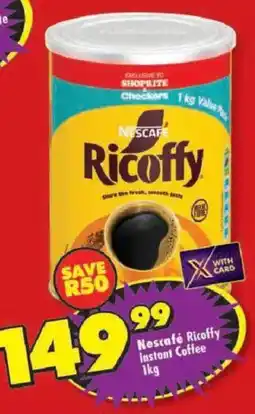Shoprite Nescafe Ricoffy Instant Coffee offer
