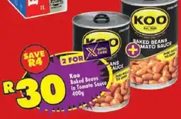 Shoprite Koo Baked Beans in Tomato Sauce offer