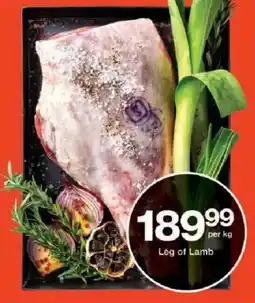 Checkers Leg of Lamb offer
