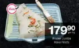 Checkers Vitality Frozen Jumbo Hake Fillets offer