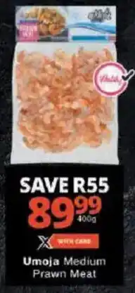 Checkers Umoja Medium Prawn Meat offer
