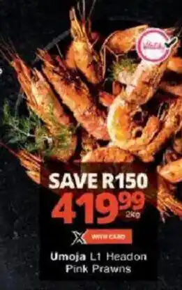 Checkers Umoja Pink Prawns offer